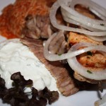Suvlaki-Teller mit Gyros